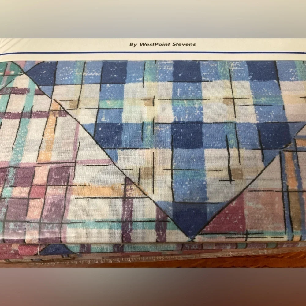 Vintage Basics by West Point Stevens Twin sheet set with Bold Plaid